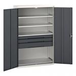 Verso Kitted Cupboardwith 4 Shelves, 3 Drawers 428320