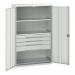 Verso Kitted Cupboardwith 3 Shelves, 4 Drawers 428323