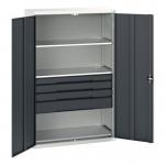 Verso Kitted Cupboardwith 3 Shelves, 4 Drawers 428324