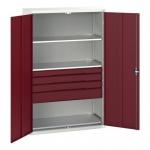 Verso Kitted Cupboardwith 3 Shelves, 4 Drawers 428325