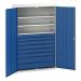 Verso Kitted Cupboardwith 3 Shelves, 8 Drawers 428326