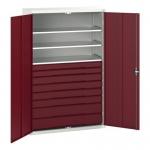 Verso Kitted Cupboardwith 3 Shelves, 8 Drawers 428329