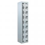 Perforated Door Tool Locker - 8 Compartments,standard Plug - Grey Door + Cam Lock - 1800 X 450 X 450 mm 428402