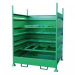 Steel drum pallet with horizontal storage 428488