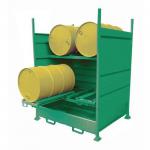 Sliding carriage for use with drum spill pallets 428489