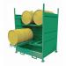 Sliding carriage for use with drum spill pallets 428489