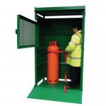 Gas cylinder storage unit, with roof 428499