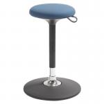 Pivo Stand Aid - Cura Fabric - Blue - Flat Baseadj Seat Height 55-81 cm 428510
