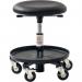 Esd Roller Stool + Castors + Trayadj Seat Height 39-52 cm 428515