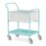 Medical records trolley with single open top 428527