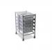 Single column medical distribution trolley - Mild steel 428531