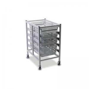 Single column medical distribution trolley - Mild steel 428531