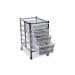 Single column medical distribution trolley - Stainless steel 428532