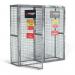 Gorilla double compartment gas cylinder cage 428656