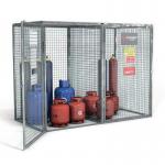 Gorilla double compartment gas cylinder cage 428657