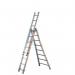 Pronor 3-section Combinationladder with 3 X 8 Rungs - Flared Base 428679