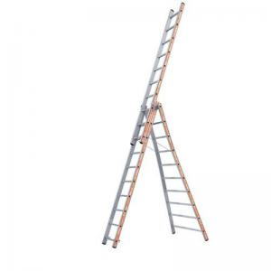 Pronor 3-Section Combination Ladder With 3X10 Rungs - Flared Base