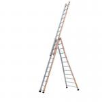 Pronor 3-section Combinationladder with 3 X 12 Rungs - Flared Base 428682