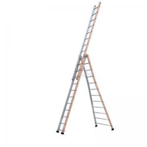 Pronor 3-Section Combination Ladder With 3X12 Rungs - Flared Base