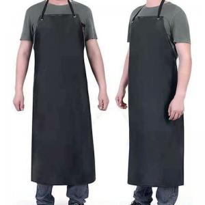Black Rubber Apron 42"X 36" 428695