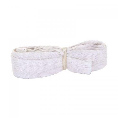 Tan Colored Strong Cotton Tie 12 mm X 2 M,used to Secure The Neck and Back of Multiple Aprons. 428696