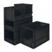 Black open fronted euro containers - pack of 10 428734