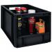 Black open fronted euro containers - pack of 10 428734