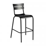 Aluminium slatted bar stools 428785