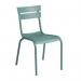 Slatted aluminium side chair 428789