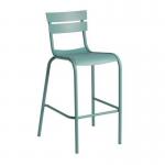 Aluminium slatted bar stools 428791