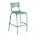 Aluminium slatted bar stools 428791