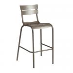 Aluminium slatted bar stools 428794