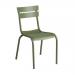 Slatted aluminium side chair 428795