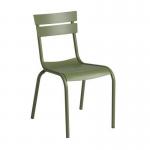 Slatted aluminium side chair 428795