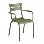 Slatted aluminium side chair 428796