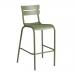 Aluminium slatted bar stools 428797