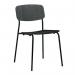 Contemporary ash finish side chairs 428801