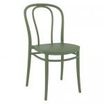 Moulded bistro stacking chair 428803