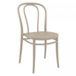 Moulded bistro stacking chair 428804