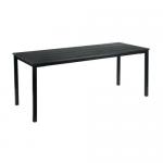 Outdoor wood-effect 4-Leg dining table 428825