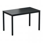 Outdoor wood-effect 4-Leg dining table 428826