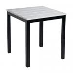 Outdoor wood-effect 4-Leg dining table 428837