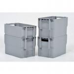 Postal Container Grey- Plasticbox to Carry Bulky Mail, Small Parcels 428955