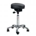 Gamma Saddle Chair - Easy Seat + Castors + Imtn Leatheradj Seat Height 58-77 cm 429167