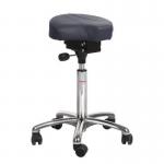 Gamma Saddle Chair - Easy Seat + Castors + Imtn Leatheradj Seat Height 58-77 cm 429168
