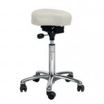 Gamma Saddle Chair - Easy Seat + Castors + Imtn Leatheradj Seat Height 58-77 cm 429170