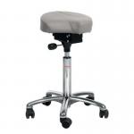 Gamma Saddle Chair - Easy Seat + Castors + Imtn Leatheradj Seat Height 58-7 cm 429171