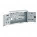 Wall Cupboard 700 Highwith 40 Piece Hook Set, Light Grey 429197