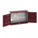 Wall Cupboard 700 Highwith 40 Piece Hook Set, Red 429198