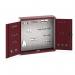 Wall Cupboard 1000 Highwith 40 Piece Hook Set, Red 429204